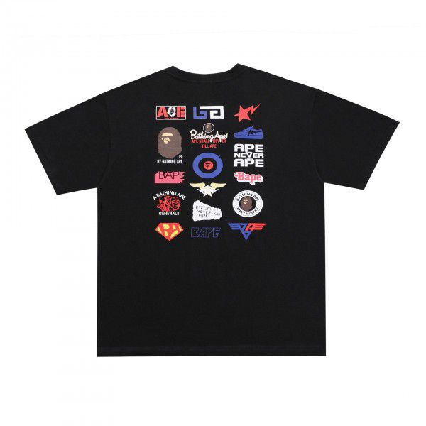 Men's short sleeve T-shirt Japanese men's street fashion label 