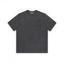 Heavyweight Dirty Wash Old Loose Double Yarn Cotton Short Sleeve T-shirt 