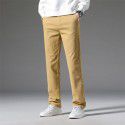 Chaopai Men's Casual Pants Thickened Men's Pants Warm Western Pants Straight Sleeve Middle and Old Age Business Dad Pants Men's Style 