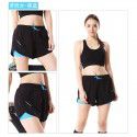 Summer Double-layer Men's Running Shorts Quick-drying Anti-running Sports Shorts Fitness Marathon Shorts 