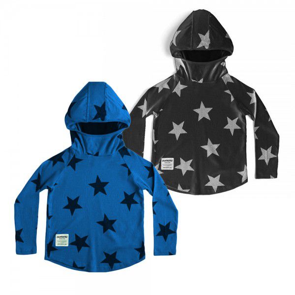 Unisex Five-pointed Star Pullover Sweater Long Sleeve Boys' Hooded T-shirt Children's Spring and Autumn 