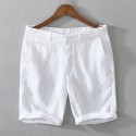 Summer New Men's Linen Shorts Relaxed Casual Beach Casual Capris Men's Wear 