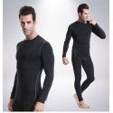 Sports tight-fitting long-sleeved quick-drying training fitness suit men's high elastic compression basketball top football running 