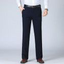 Men's Business Casual Pants Spring and Autumn New Korean Fashion Straight Leg Pants Medium Waist Casual Men's Cotton Pants 