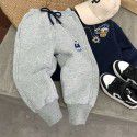 Children's Winter New Children's Guard Pants Thickened Pants Men's Casual Pants Plush Guard Pants 