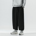 Spring and Autumn New Japanese Corduroy Casual Pants Men's Loose Large Stripe Pants Wide Leg Harun Pants 