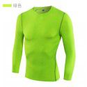 Fitness long-sleeved sports quick-drying clothes compression clothes football basketball running bottoms stretch sweat-absorbing breathable tights 