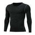 Sports tight-fitting long-sleeved quick-drying training fitness suit men's high elastic compression basketball top football running 