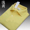 Pearl Cotton Topped French Fish POLO Shirt Men's Simple Loose Large Business Short Sleeve Men's T-Shirt 