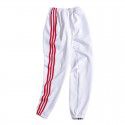 New trend tie leg contrast color men's sports pants Men's retro hip-hop casual pants Men's autumn 