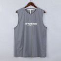 Men's basketball sports vest sleeveless T-shirt fitness training vest quick-drying ice silk running short sleeve top 