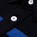 New Summer Panel Quick Dry Casual Stripe Breathable Outdoor Sportswear POLO Shirt Men's Short Sleeve Logo 