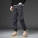 Youth Autumn and Winter New Fashion Simple Versatile Leggings Casual Men's Loose Crop Pants 