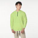 Fall plush pullover for outerwear with zippered pocket Long sleeve T-shirt Men's sports casual sweater New 