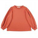 Girls' long-sleeved T-shirt autumn new court sleeve top corn fiber children's bubble sleeve bottom shirt doll shirt 