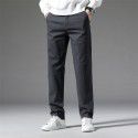 Chaopai Men's Casual Pants Thickened Men's Pants Warm Western Pants Straight Sleeve Middle and Old Age Business Dad Pants Men's Style 