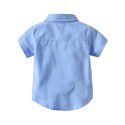 Children's Set Boys' Short Sleeve T-shirt Gentlemen's Wear Backbelt Two Piece Children's Clothing 