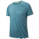 Summer colorful cation pinhole stitching T-shirt moisture wicking quick-drying clothes breathable sports outdoor leisure running 