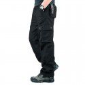 Multi Pocket Men's Workwear Pants Loose Pants Plus Size Labor Protection Casual Straight Pants 