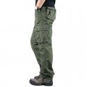 Multi Pocket Men's Workwear Pants Loose Pants Plus Size Labor Protection Casual Straight Pants 