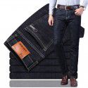 Men's Jeans Spring and Autumn Comfortable Elastic Versatile Light Business Little Dad Pants Show Young Men's Style 