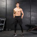 Men's tights fake two-piece fitness exercise running training 