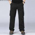 Multi Pocket Men's Workwear Pants Loose Pants Plus Size Labor Protection Casual Straight Pants 