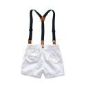 Children's Set Boys' Short Sleeve T-shirt Gentlemen's Wear Backbelt Two Piece Children's Clothing 