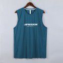 Men's basketball sports vest sleeveless T-shirt fitness training vest quick-drying ice silk running short sleeve top 