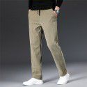 Autumn and winter new corduroy men's casual trousers straight business trousers loose middle-aged and elderly corduroy trousers men's wear 