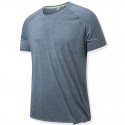 Summer colorful cation pinhole stitching T-shirt moisture wicking quick-drying clothes breathable sports outdoor leisure running 