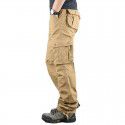 Multi Pocket Men's Workwear Pants Loose Pants Plus Size Labor Protection Casual Straight Pants 