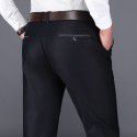 Chaopai Men's Casual Pants Thickened Men's Pants Warm Western Pants Straight Sleeve Middle and Old Age Business Dad Pants Men's Style 