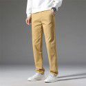 Chaopai Men's Casual Pants Thickened Men's Pants Warm Western Pants Straight Sleeve Middle and Old Age Business Dad Pants Men's Style 