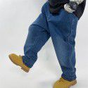 Boys' Jeans New Plush Jeans Relaxed Workwear Jeans Soft Denim Pants 