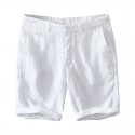 Summer New Men's Linen Shorts Relaxed Casual Beach Casual Capris Men's Wear 