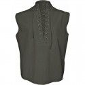 Men's loose fitting medieval Viking sleeveless shirt Gothic Victorian era top T-shirt 