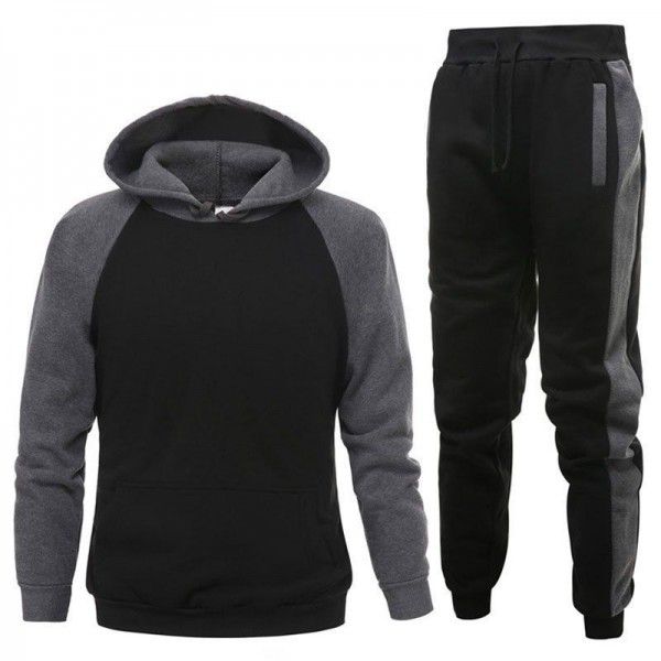 Casual sports suit Men's hooded sweater hoodie set 