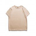 Heavy Double Yarn Cotton Casual T-shirt Heavy Duty High Quality Durable Underlay 