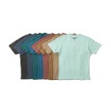 Summer Short Sleeve Round Neck Heavy Wash New T-shirt 