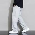 Spring pants men's spring and autumn fashion brand loose China-Chic straight tube drape boys' trousers casual trousers men 