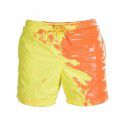 New Water Colored Swimming Pants Beach Pants Men's Personalized European and American Large Warm Colored Shorts 