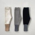 Baby Thickened Warm Fleece Pants Korean Children's Clothing Baby Kids Spring Style Plush Panel Leggings Baby Winter Pants 