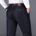 Chaopai Men's Casual Pants Thickened Men's Pants Warm Western Pants Straight Sleeve Middle and Old Age Business Dad Pants Men's Style 