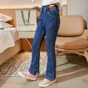 Girls' Jeans Spring New Girls' Fashionable Flare Pants Korean Spring and Autumn Children's Pants 