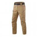 Camo Workwear Pants Solid Plaid Multi Pocket Pants Breathable Tactical Pants 