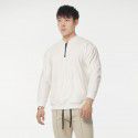 Fall plush pullover for outerwear with zippered pocket Long sleeve T-shirt Men's sports casual sweater New 