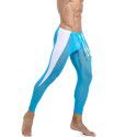 Men's cycling sports pants mesh breathable fitness training tights high elastic 