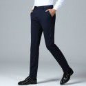 Men's casual pants New elastic, comfortable, breathable casual pants Youth ironless, wrinkle resistant casual pants Formal wear 