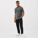 Simple solid color retro washed old high street oversize short-sleeved men's T-shirt women's bottom shirt 